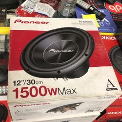 Pioneer 12 Inch Subwoofer 500 Watts Rms 