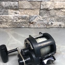 SHIMANO "TLD 20" TWO SPEED BIG GAME Fishing Reel with 50lb  SPECTRA Line.
