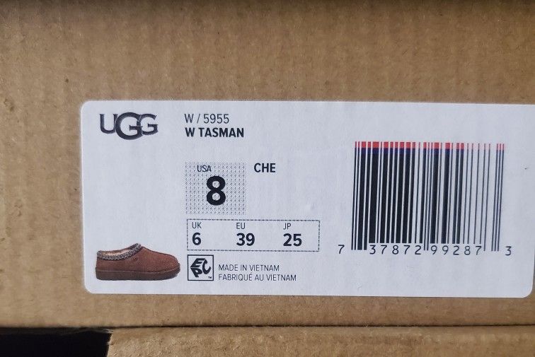 Ugg W Tasman Chestnut Size 8 Ultimo Par $140