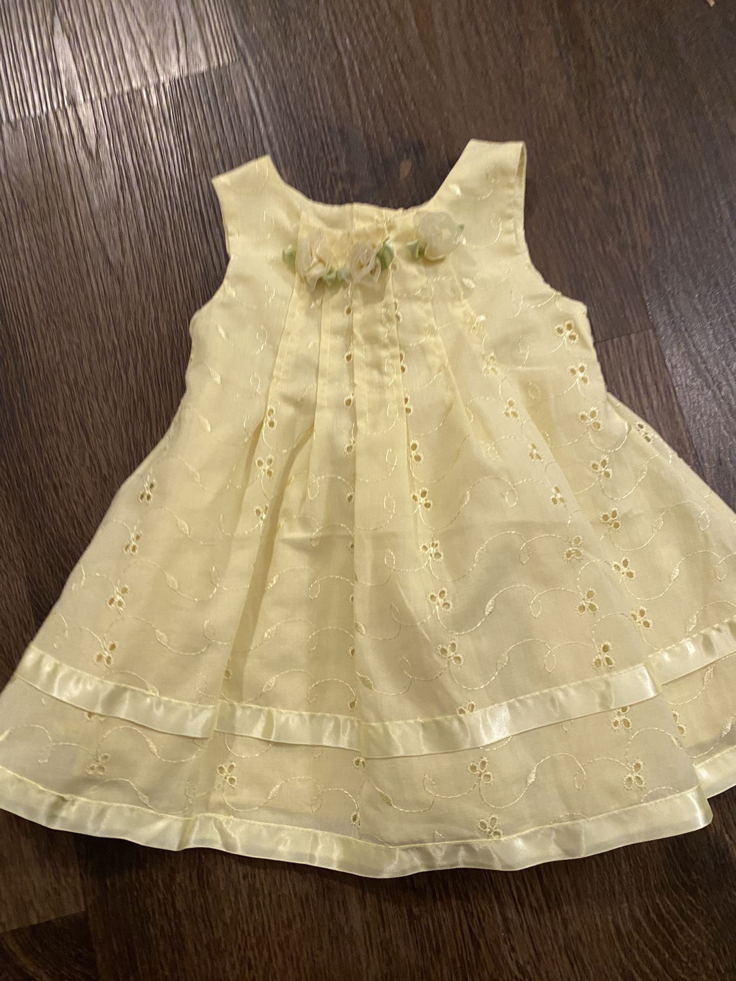 Girls Yellow Dress Size 12 Months By Jenny And Me #2