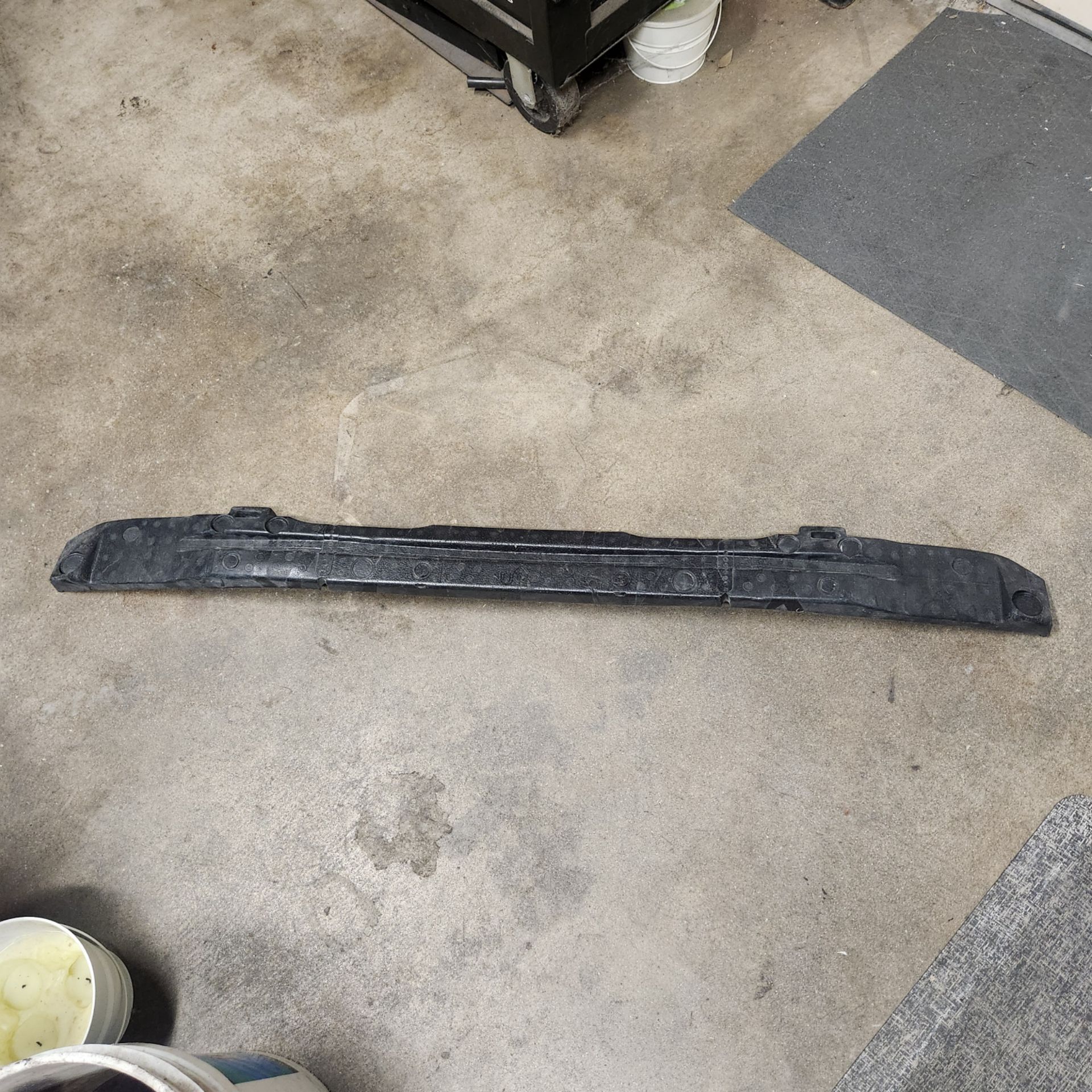 Honda civic front bumper foam support