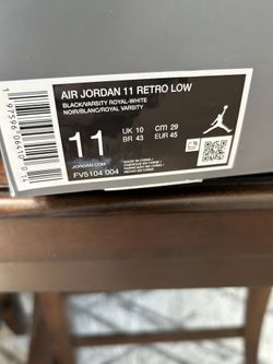 Jordan 11 Space Jam Low Tops Size 10.5