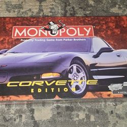 Monopoly Corvette Edition (1998) by USAOPOLY - BRAND NEW IN BOX FACTORY SEALED!