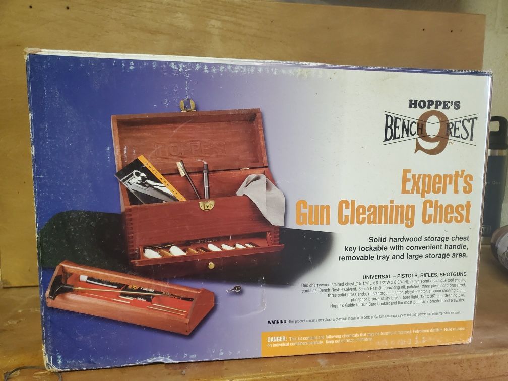 Hopped Bench Rest Experts Gun Cleaning Chest