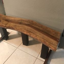 Live Edge Bench