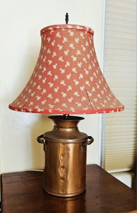 Vintage Copper Base Lamp