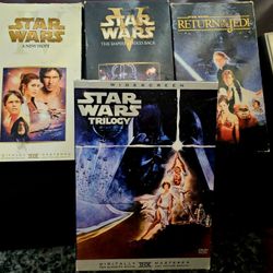 Star Wars IV, V & VI collection. DVD & VHS **WIDESCREEN DIGITALLY MASTERED THX**