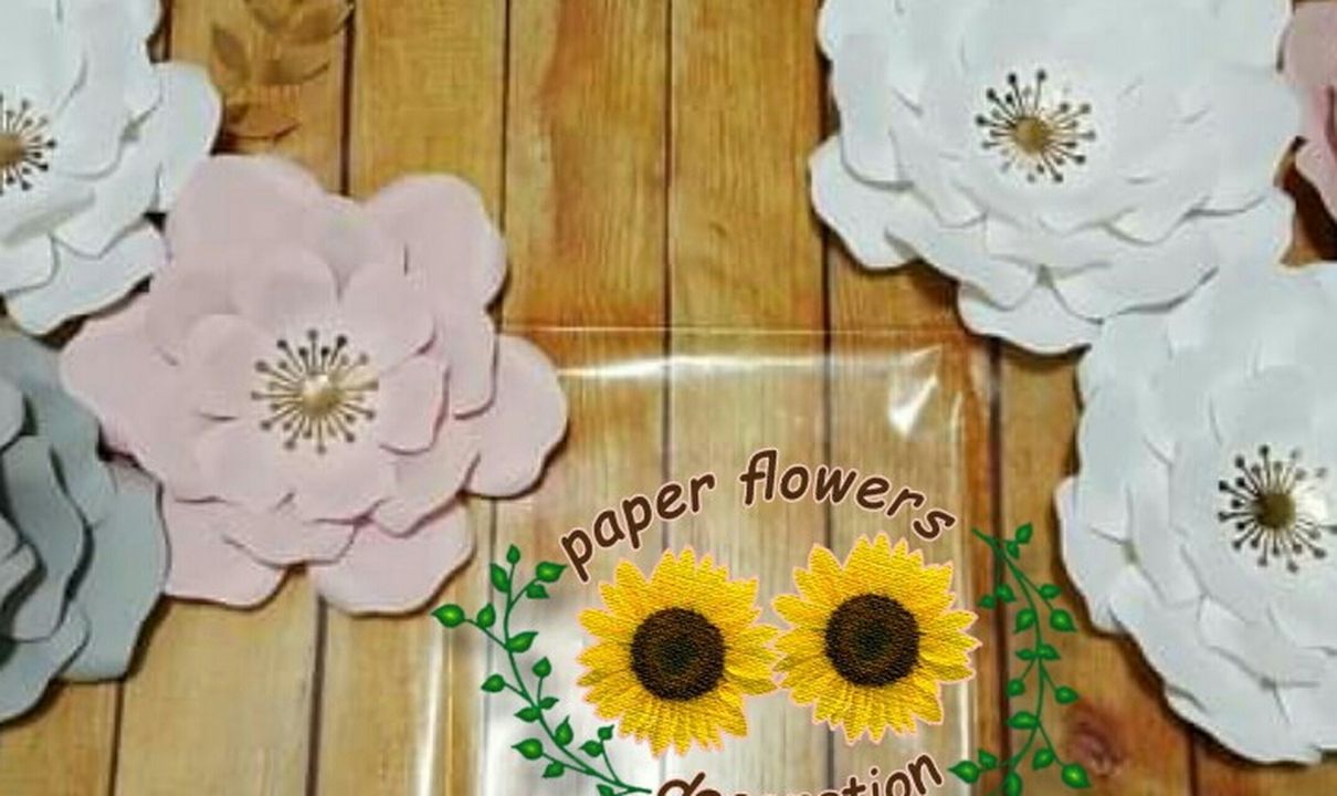 Paper Flowers Decoration