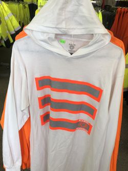 High Viz Long Sleeve With Hoodie