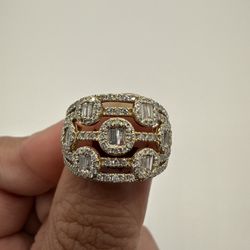 14k Cluster Ring Size 7 