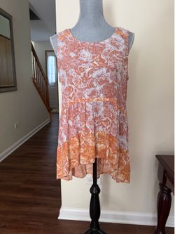 Maurices floral ladies top size large
