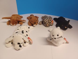Beanie Babies 6 + 2 1998 McDonald's Teenie Babies