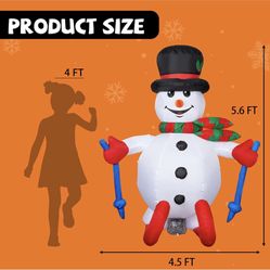 Snow Man Inflatable 