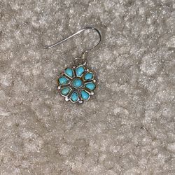 Sterling Silver And Turquoise Pendant