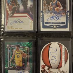 NBA Case Hits, Autos, #’d, Relics/patches, RC