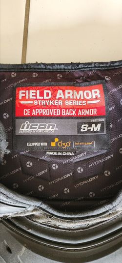 Icon armor for motorcyle S to M