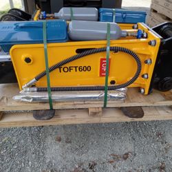 Toft 600 Breaker Attachment For Excavators 4-8 Tons. New!