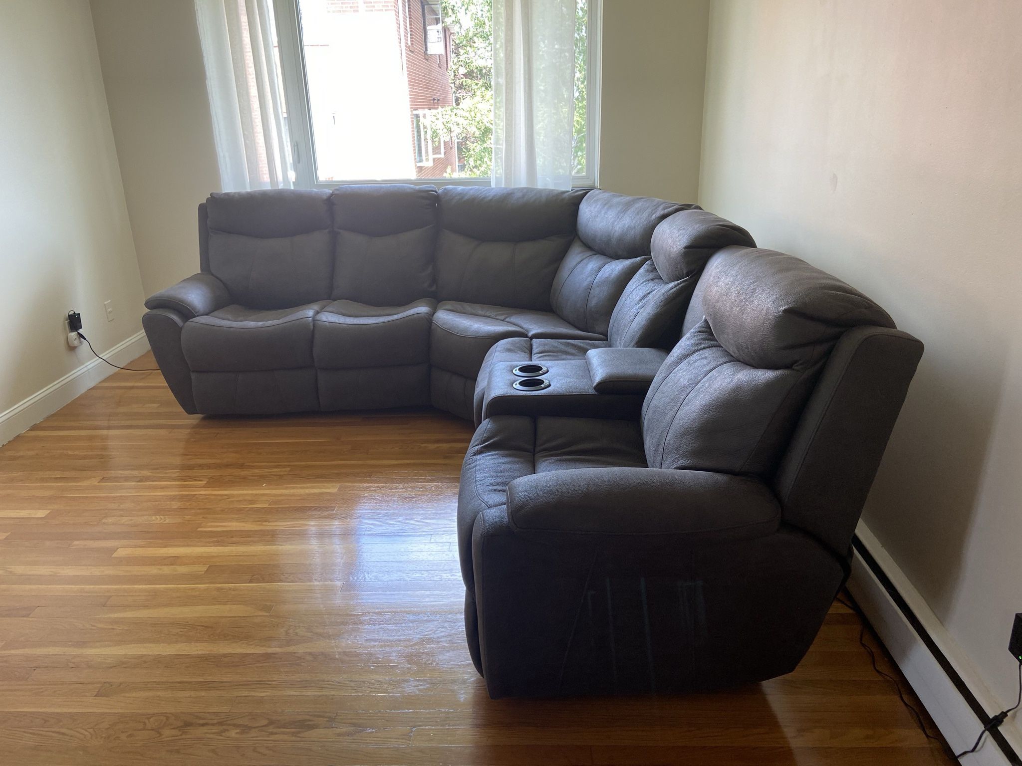 Sectional Recliner Couch For 6 People