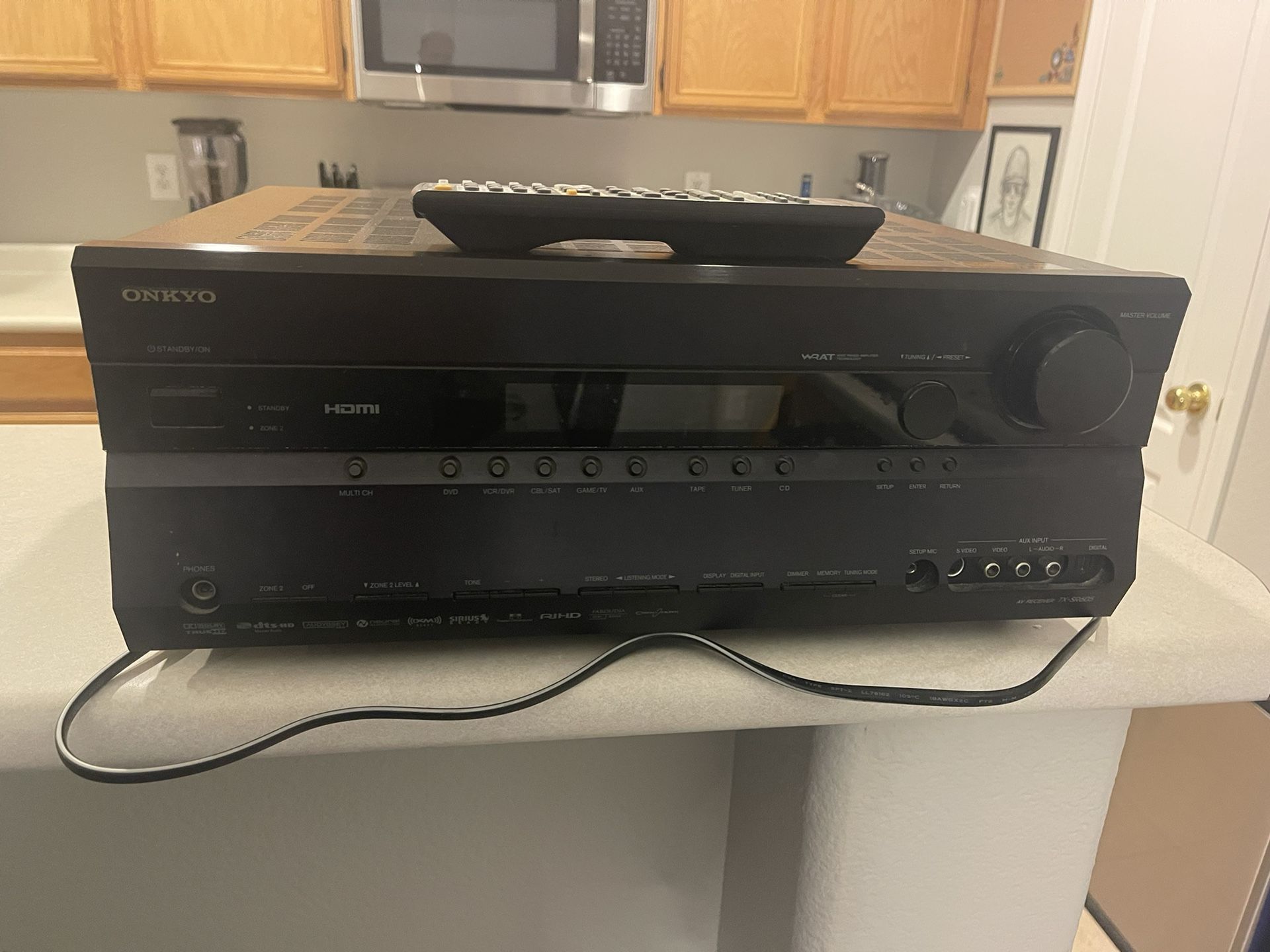 Onkyo TX-SR606 7.1 Ch HDMI Home Theater Surround Receiver W/Remote