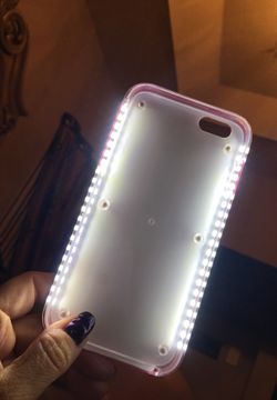 iPhone 6plus selfie cover with light