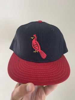 Vintage New Era MLB St Louis Cardinals Fitted On Field Hat Size 7 1/8