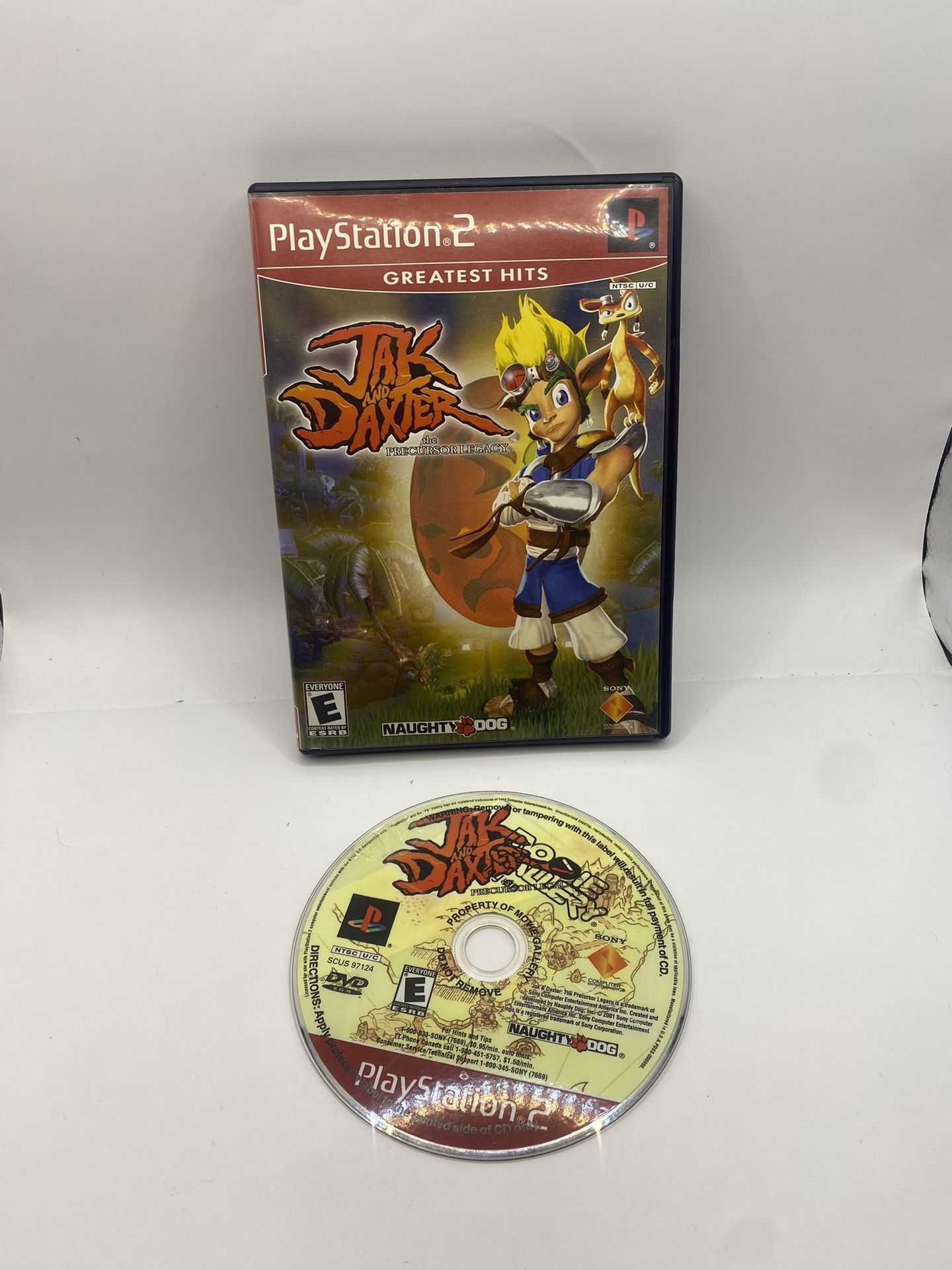 Jak and Daxter The Precursor Legacy  PlayStation 2 Red Label, PS2 No Manual