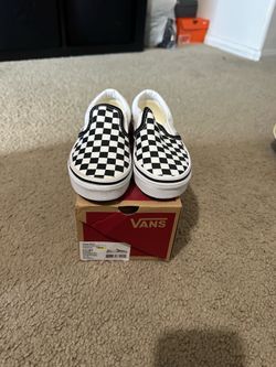 Little Kids Classic Slip-On Checkerboard Vans