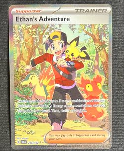 Pokémon TCG Ethan's Adventure 236/182 Full Art Holo