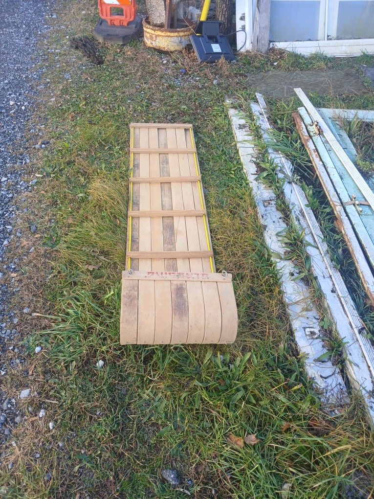 Six foot Wooden Taboggan