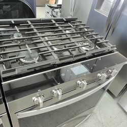 Whirlpool Gas Stove Stainless Steel Slide In
