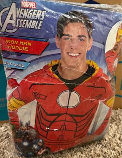 Marvel Avengers Iron Man Hoodie Adult L/XL