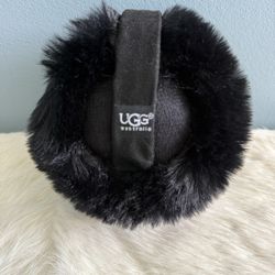 UGG Faux Fur Black Ear Muffs