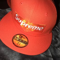 Supreme Hat Orange 