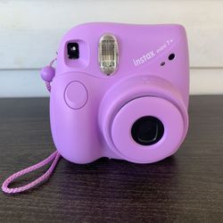 Fujifilm Instax Mini 7+ Camera, Easy to Operate, Portable, Handy Selfie Mirror,