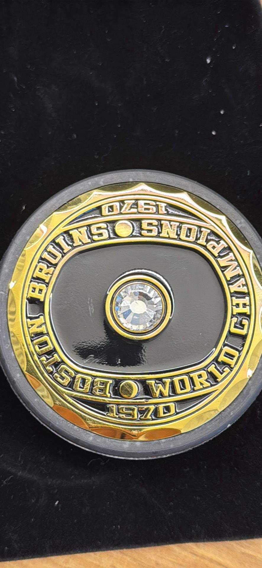 Boston Bruins 1970 Stanley Cup Champions Commemorative Puck – Vintage NHL Memorabilia