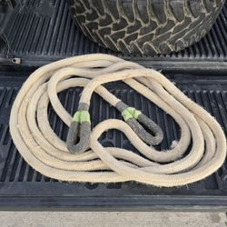 Off road recovery tow rope