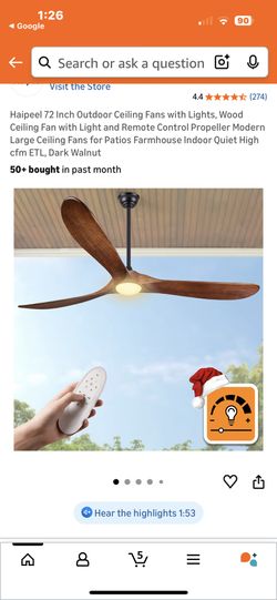 Outdoor Ceiling Fan 