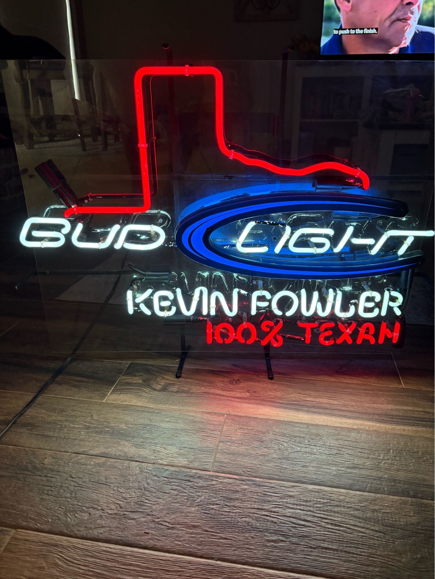 Kevin Fowler budlight neon