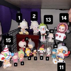 Lafufu Lot with close up photos of 1-4