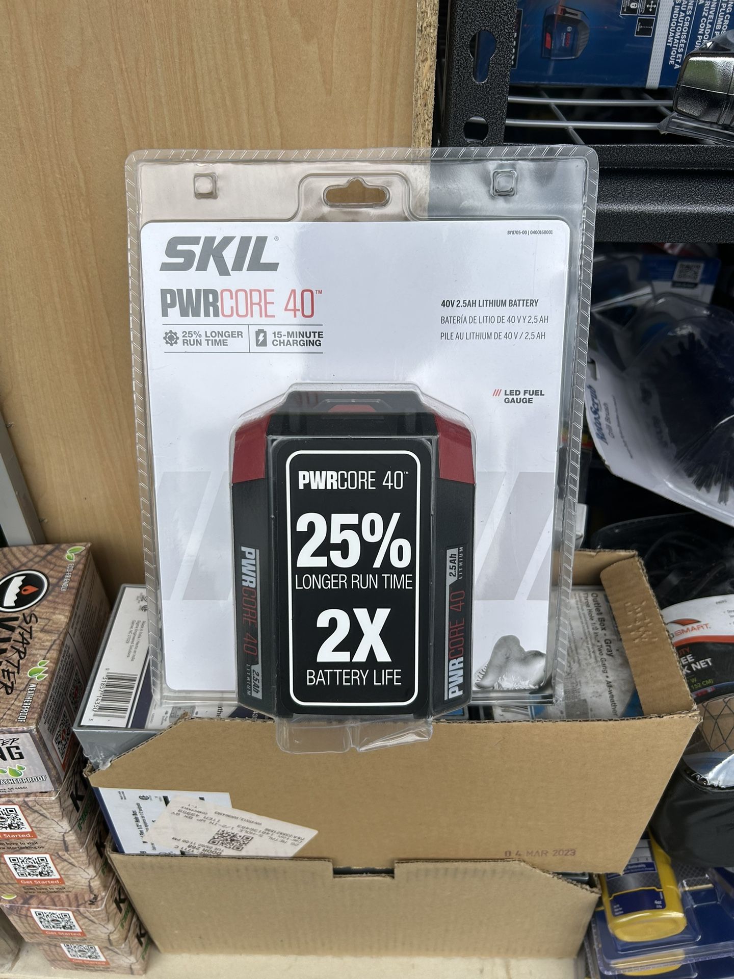 Brand New Skil 40-v 2.5 Ah Battery