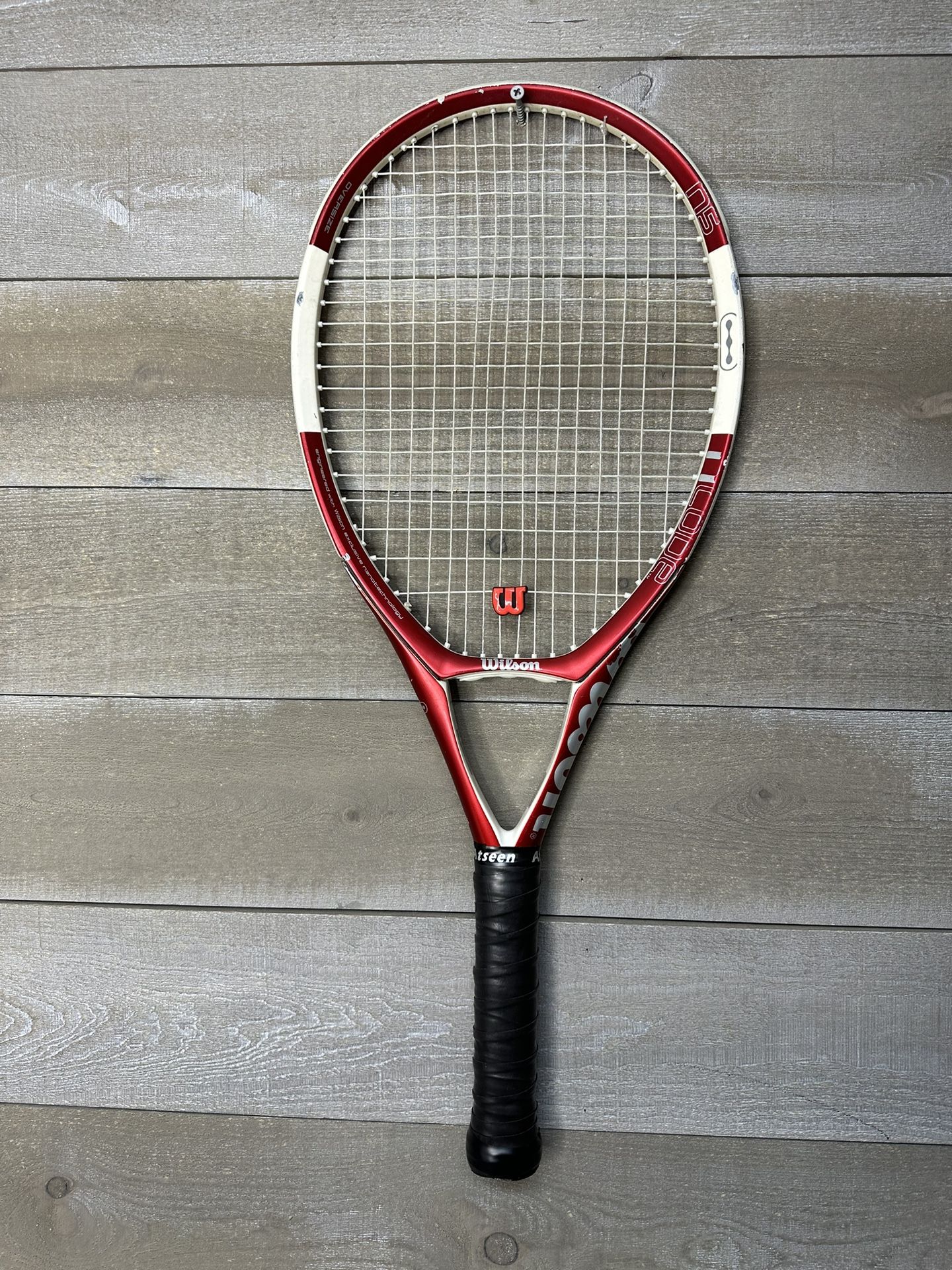 Wilson Ncode N5 110 Sq In. Tennis Racquet Racket 9.1 Oz 4 1/4” Grip 27.25”