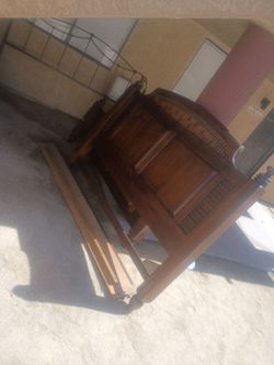 King size bed frame