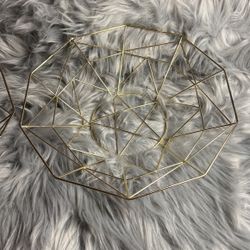 Decorative Gold Bowl Container 