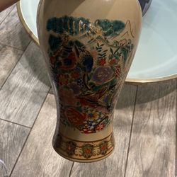 Vintage Hand Painted Vase