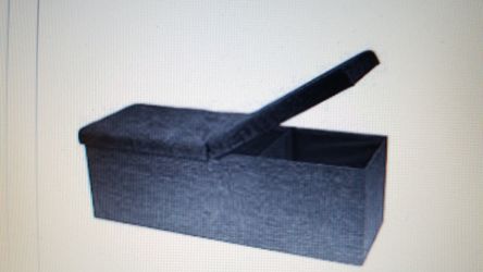 Auto and been 45 smart Lift Top ottoman bench dark grey new in box