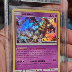 FS / NFT - POKEMON STAFF BECKET 9 - 2018 GIRATINA LOST THUNDER HOLO PRERELEASE/STAFF BLACK STAR PROMO SPANISH #SM151