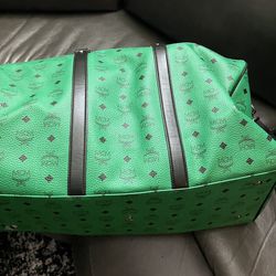 mcm green bag