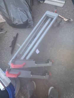 Chop saw stand w/rollers