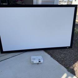 Epson projector and 98 Inch Screen