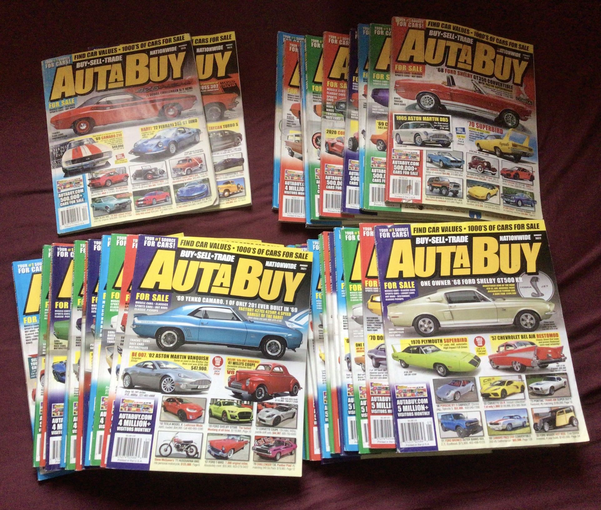 Lot of AutaBuy Magazines